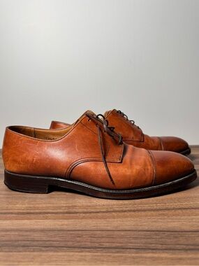 PEAL & CO. England BROOKS BROTHERS Mens 11 Shoes Brown